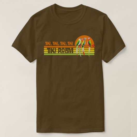 Tiki Room Vintag Retro T-Shirt (Design vorne)