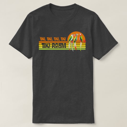 Tiki Room Vintag Retro T-Shirt (Design vorne)