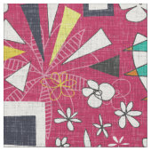 tiki Rosa Stoff (Nahaufnahme)