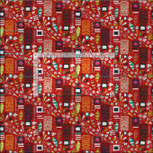 tiki Rot Stoff (Kachel)