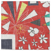 tiki Rot Stoff (Nahaufnahme)