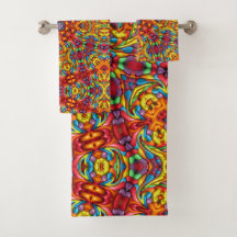 Tiki Rotes Vintages Fraktal Kaleidoskop