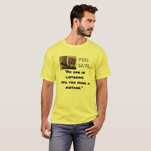 Tiki sagt T-Shirt (Vorne ganz)