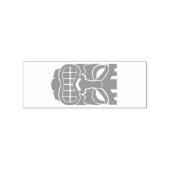 Tiki Sculpture Thunder_Cove Gummistempel (Prägung)