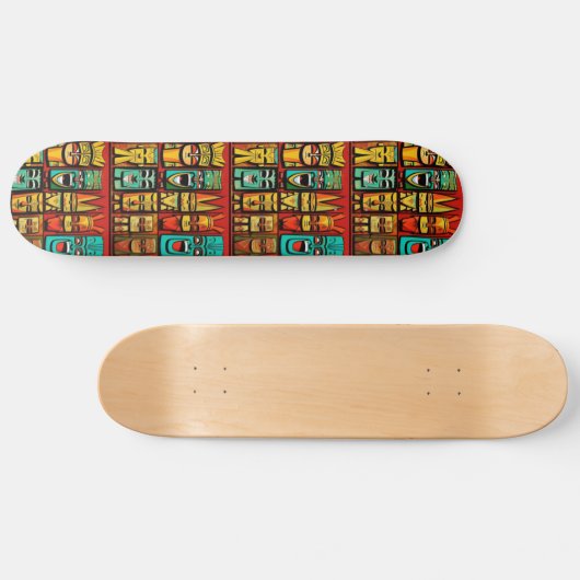 Tiki Skateboard (Horizontal)