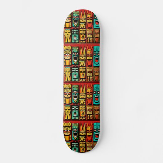 Tiki Skateboard (Vorderseite)