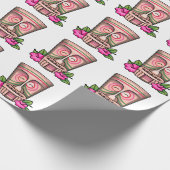 Tiki Statue Geschenkpapier (Ecke)