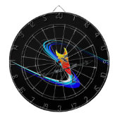 Tiki Surfer Dartscheibe (vorne)