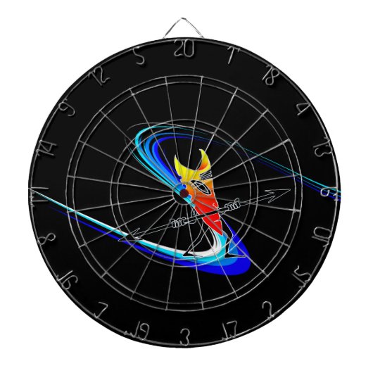 Tiki Surfer Dartscheibe (vorne)
