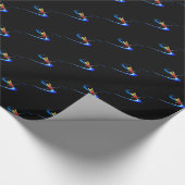 Tiki Surfer Geschenkpapier (Ecke)