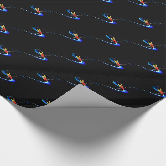 Tiki Surfer Geschenkpapier (Ecke)