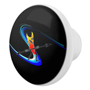 Tiki Surfer Keramikknauf