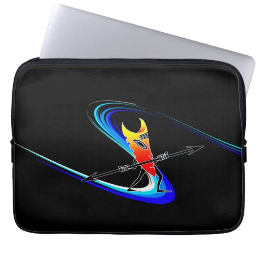 Tiki Surfer Laptopschutzhülle (Vorderseite)