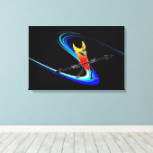 Tiki Surfer Leinwanddruck (Insitu (Holzboden))