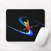 Tiki Surfer Mousepad (Mit Mouse)