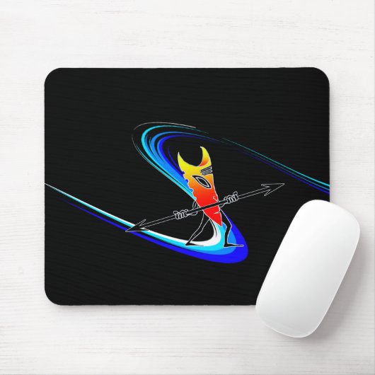 Tiki Surfer Mousepad (Mit Mouse)