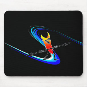 Tiki Surfer Mousepad