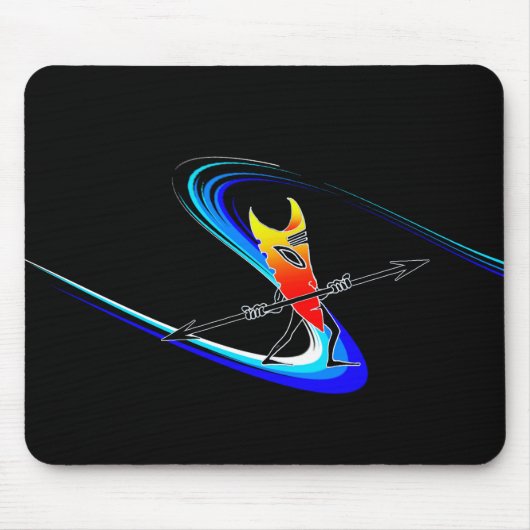 Tiki Surfer Mousepad (Vorne)