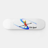 Tiki Surfer Skateboard (Horizontal)
