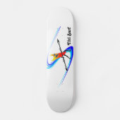 Tiki Surfer Skateboard (Vorderseite)