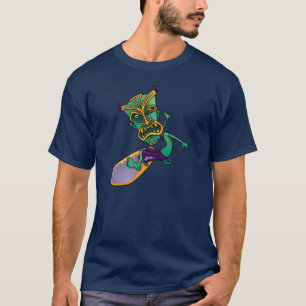 Tiki Surfer-Typ T-Shirt