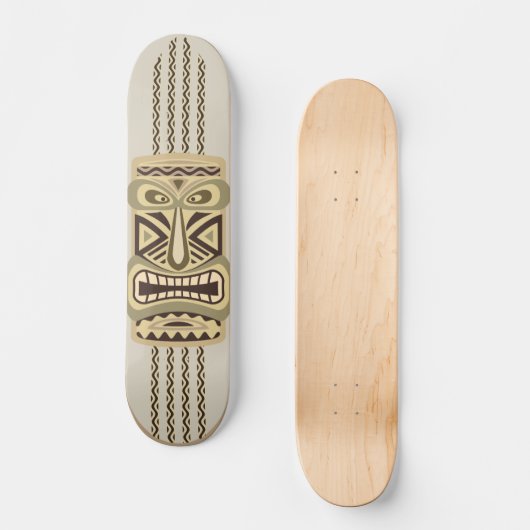 Tiki TAN Skateboard (Vorderseite)