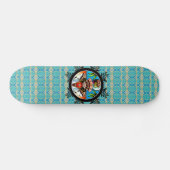 Tiki Tattoo Frog Skateboard (Horizontal)