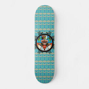 Tiki Tattoo Frog Skateboard