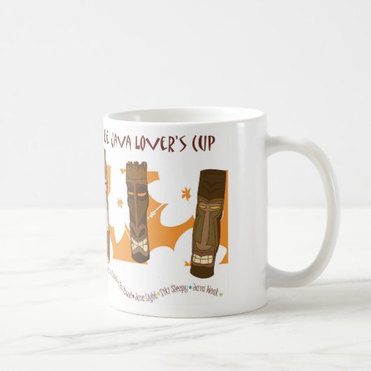 Tiki Tiki die Schale Kaffee-Kaffee-Java-Liebhabers Kaffeetasse (Rechts)
