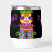 Tiki Time Birthday Party Thermal Drink Tumbler (Rechts)