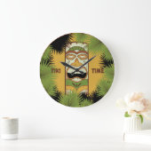 Tiki Time Große Wanduhr (Zuhause)