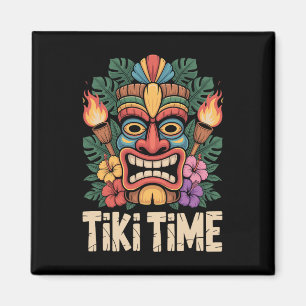 Tiki-Time-Luau-Party Tropische Sommer Stimmung 1  Magnet
