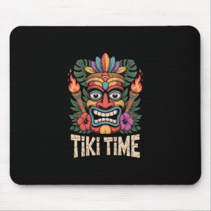 Tiki-Time-Luau-Party Tropische Sommer Stimmung Mousepad