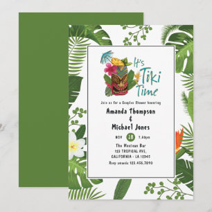 Tiki Time Luau Sommer Strand Paarschauer Einladung