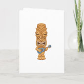 Tiki Time Luau Sommer-Strandhochzeit Programm (Rückseite)
