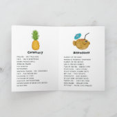 Tiki Time Luau Sommer-Strandhochzeit Programm (Innenseite)