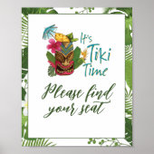 Tiki Time Luau Summer Poster (Vorne)