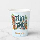 TIKI Time Party Personalisiert Custom Pappbecher (Vorderseite)