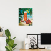 Tiki Time Poster (Heimbüro)