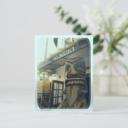 Tiki Time Postkarte (Stehend Vorderseite)