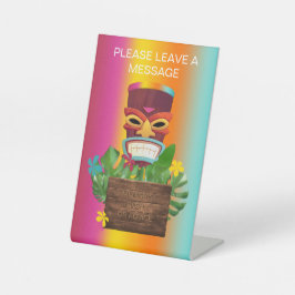 Tiki Time Sockelschild