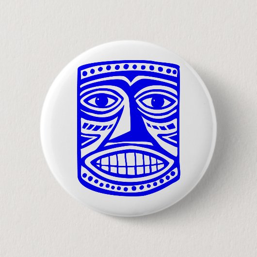 Tiki Toby - Blue Button (Vorderseite)