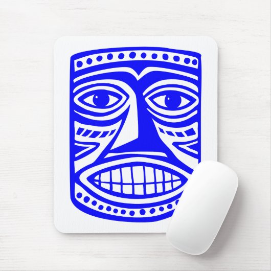 Tiki Toby - Blue Mousepad (Mit Mouse)