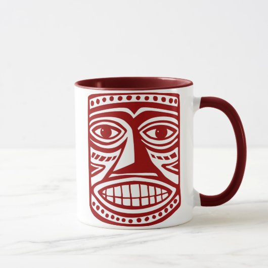 Tiki Toby - Maroon Tasse (Rechts)