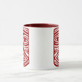 Tiki Toby - Maroon Tasse (Zentrum)