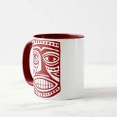 Tiki Toby - Maroon Tasse (Vorderseite Links)