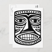 Tiki Toby Postkarte (Vorne/Hinten)