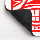 Tiki Toby - Red Mousepad (Ecke)