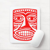 Tiki Toby - Red Mousepad (Mit Mouse)