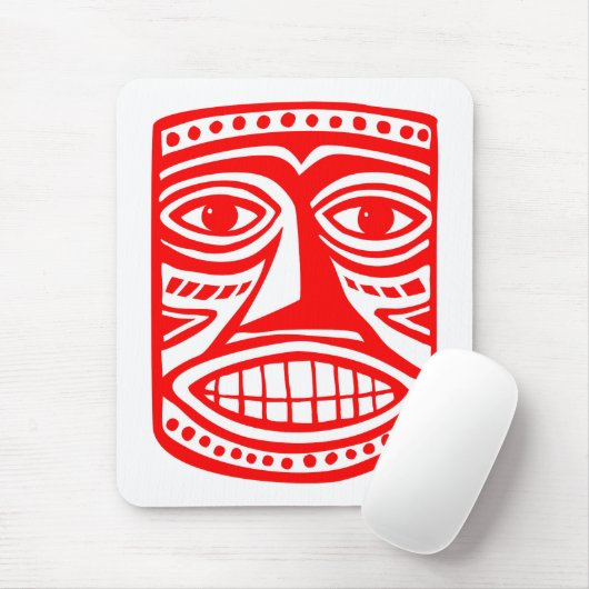 Tiki Toby - Red Mousepad (Mit Mouse)